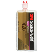 Hot Melt Adhesive, DP420 Series, Clear, Dual-Cartridge, 6 PK, 2:01 Mix Ratio, 2 hr Functional Cure