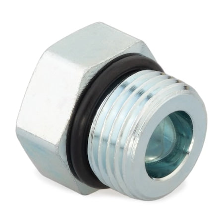 Hex Head Plug, Steel, 5/16 in, Male SAE