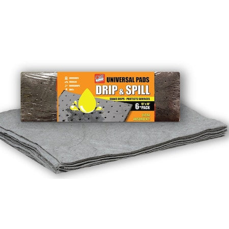 Drip and Spill Absorbent Pads,PK6