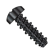 Sheet Metal Screw, #8-18 x 3/4 in, Black Oxide Steel Pan Head Phillips Drive, 10000 PK