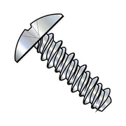 Sheet Metal Screw, #10 x 1/2 in, Zinc Plated Steel Truss Head Phillips Drive, 8000 PK
