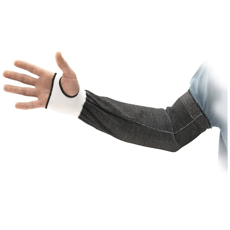 Hyflex Cut-Resistant Sleeve, Cut Level A3, Intercept Cuff with Thumbhole, 18 in, Black, L (9)