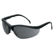 Klondike (KD1), Safety Glasses, Anti-Scratch, Gray Lens, Black Frame, Half Frame