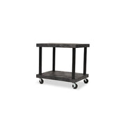 Modular-Kart, Recycled HDPE, 600 lb Load Capacity, 2 Shelves, 36 in L, 24 in W, 32 in H