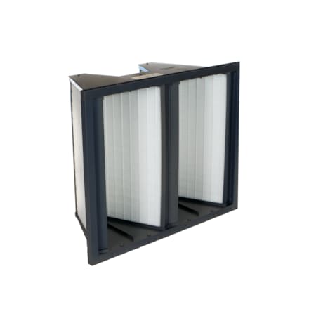 MiniPleat Filter, 2V, MERV14, 24"x12"x12"
