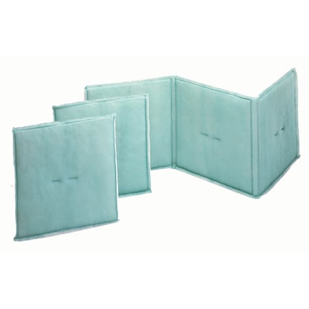 Panel Filter, 3-Ply, 25"x50-52", 2-Links, MERV7