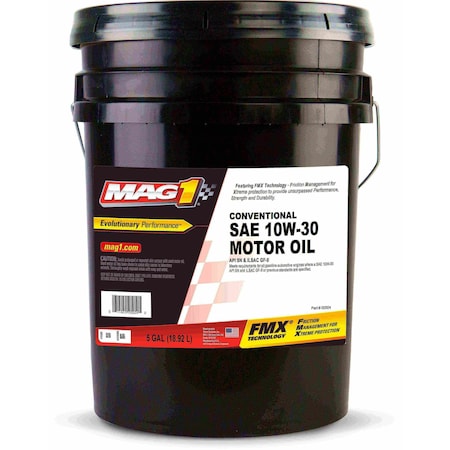Motor Oil, 10W-30, 5 Gal.