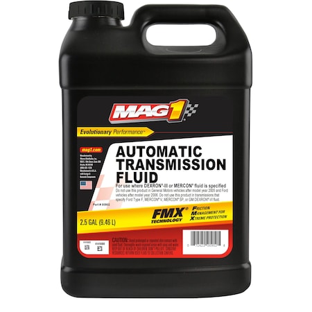 Transmission Fluid,Bottle,Red,2.5 gal.