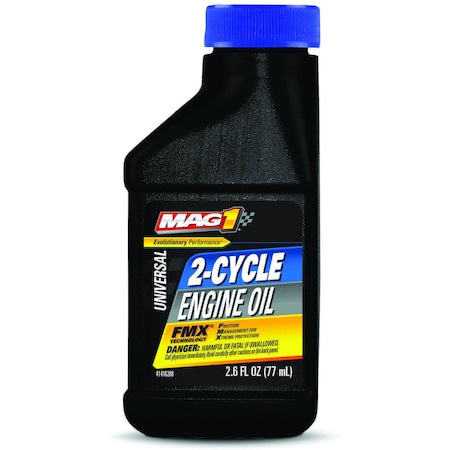 2 Cycle Conventional Engine Oil, Dark Blue, 2.6 Oz.