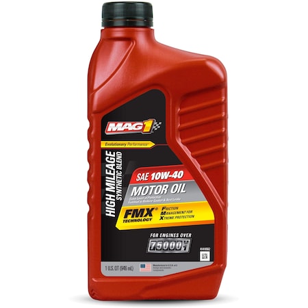 Synthetic Motor Oil, 10W-40, 1 Qt.