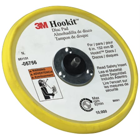 Hookit Low Profile Disc Pad,6"