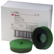 Scotch-Brite Roloc Bristle Discs 50 Grit Coarse Green,3"