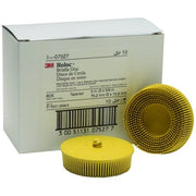 Scotch-Brite Roloc Bristle Discs 80 Grit Medium Yellow,3"