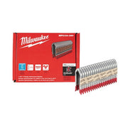 Cable Staples, 9 ga, Diamond Crown, 1-3/4 in Leg L, Aluminum, 960 PK