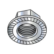 Flange Nut, 5/8"-11, Steel, Zinc Baked, 0.938 in Hex Wd, 150 PK