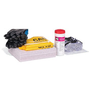 Spill Kit Refill,Black/Yellow,Box