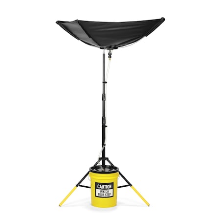 Roof Leak Diverter,Color Black,PVC,3/4"