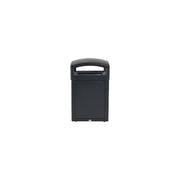 Tailor(TM) 41 gal Square Outdoor Can, Black, None, Metal, 25 3/16 in