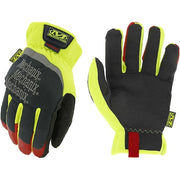Hi-Vis Cut Resistant Gloves, Cut Level A4 ,Uncoated ,XL 1 PR