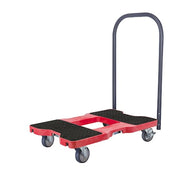 E-Track Push Cart Dolly,Red,1200 lb
