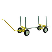 Lumber and Pipe Cart,2000 lb,4 Wheel