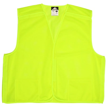Safety Vest,Hi-Viz Lime,L