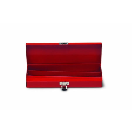 Tool Box Red, Metal w/Chrome Catch - 13