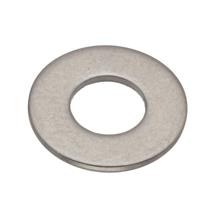 Flat Washer, For Screw Size #10 ,338 Stainless Steel Plain Finish, 100 PK