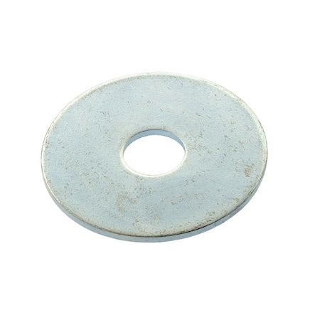 Fender Washer, For Screw Size 3/8 in ,Steel Zinc-Plated Finish, 100 PK