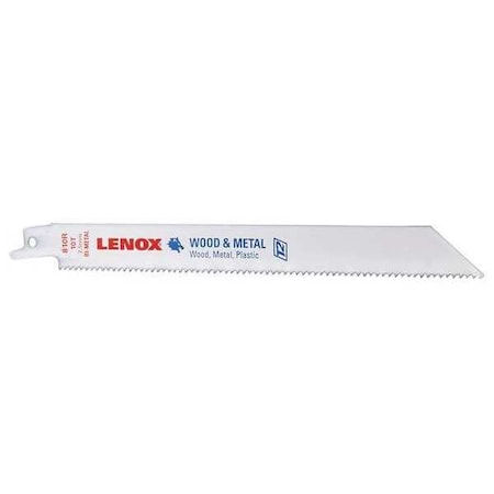 8 in x 10 TPI, Reciprocating Saw Blade Combo Pack, LENOX