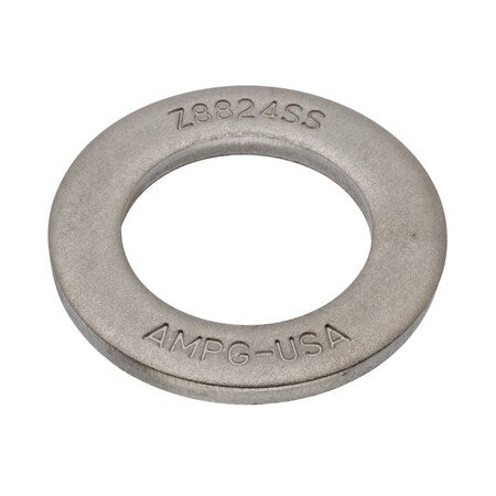 Flat Washer, For Screw Size M24 ,316 Stainless Steel Plain Finish