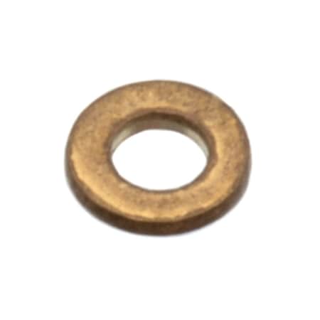 Flat Washer, For Screw Size #0 ,Brass Plain Finish