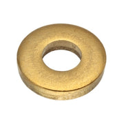 Flat Washer, For Screw Size #8 ,Brass Plain Finish