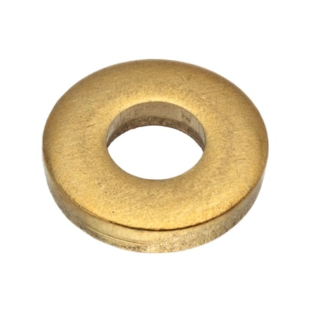 Flat Washer, For Screw Size #8 ,Brass Plain Finish