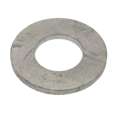 Flat Washer, For Screw Size 1-3/4" ,Steel Hot Dipped Galvanized Finish