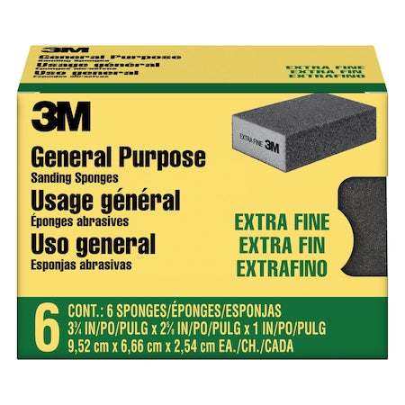 Sndg Sponge CP000-6P-CC,Extra Fine,3,PK4