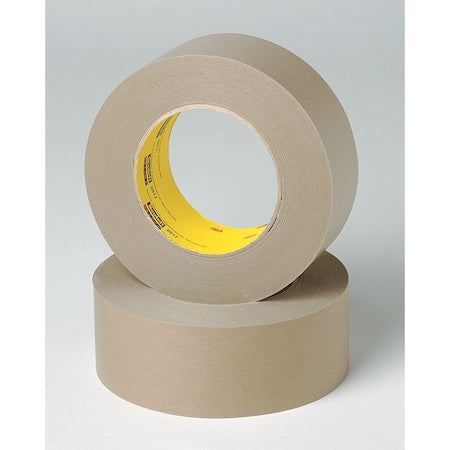Flatback Tape,12"x60 Yd,Med Brown,PK4