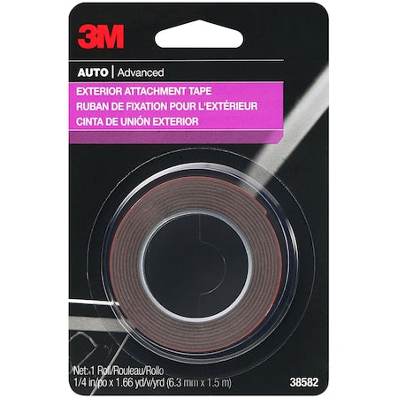 Automotive Tape, 1/4 in W, Foam