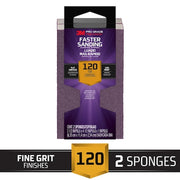 Sanding Sponge,Fine,4 1/2"L,2 1/2"W