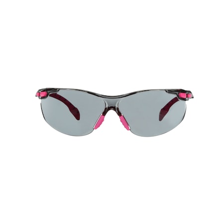 Series 1000, Safety Glasses, Scotchgard Anti-Fog & Anti-Scratch, Gray Lens, Pink/Black Frame, 20 PK