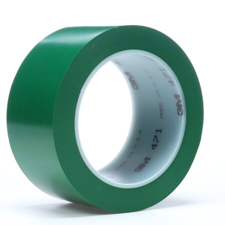 VinylTape,3" x 36 yd,5.2 mil,Green,PK12