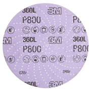 Clean Sanding Disc 360L, 20805, 6",P800