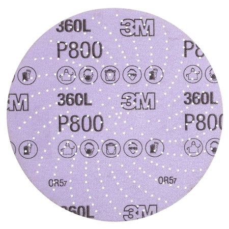 Clean Sanding Disc 360L, 20805, 6",P800
