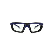 Series 2000, Safety Glasses, Anti-Fog & Anti-Scratch, Clear Lens, Gray Frame, Half-Frame, 20 PK