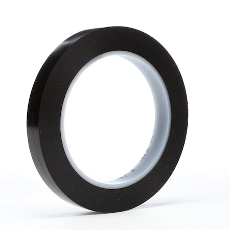 Vinyl Tape 471, Black, 1/2"x36, PK72