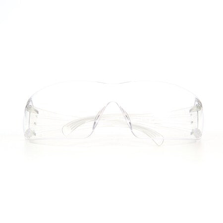 Safety Glasses, Anti-Fog & Anti-Scratch, Clear Lens, Clear Frame, Frameless, 20 PK