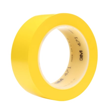 Vinyl Tape 471, Yellow, 2"x36 y,PK24