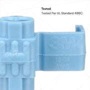 Insulation-Displacement Wire Connector, 16 AWG Max, 2 Port, White, Polypropylene Insulation, 600 V
