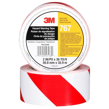 HzrdWrnngTpe767Red/Whte, 2nx3, PK24