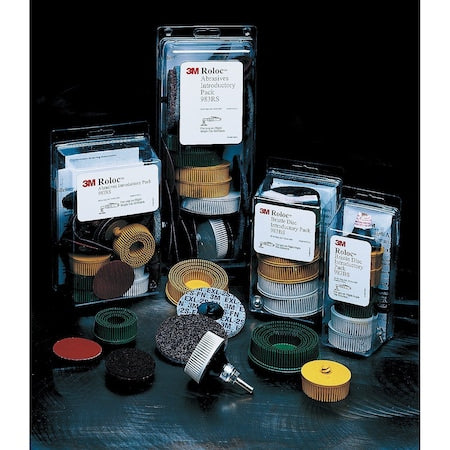 Roloc Bristle Disc Kit 983BS, 3 in, 5/pk